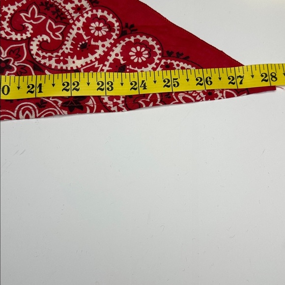 Children’s Red and Blue Cowboy Bandana Western Kerchief Bib - Picture 8 of 8